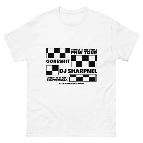 Rumble in the Donks white T-shirt