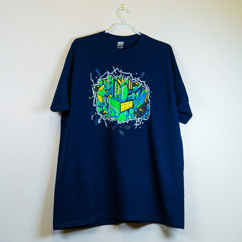 Link Seed Navy T-shirt