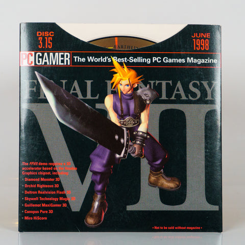 PC Gamer Magazine-Jun 1998 - Demo Disc