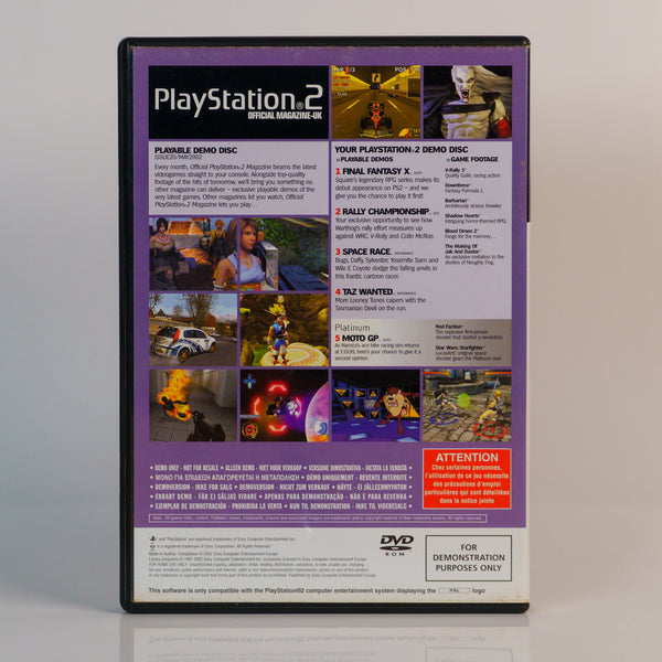 PS2 Official Magazine-UK May 2002 - Demo Disc