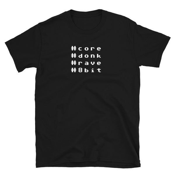 Simi #rave Black T-shirt