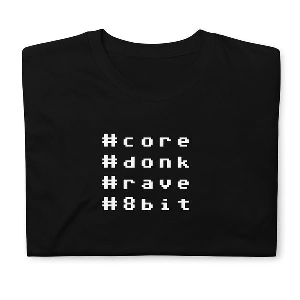 Simi #rave Black T-shirt